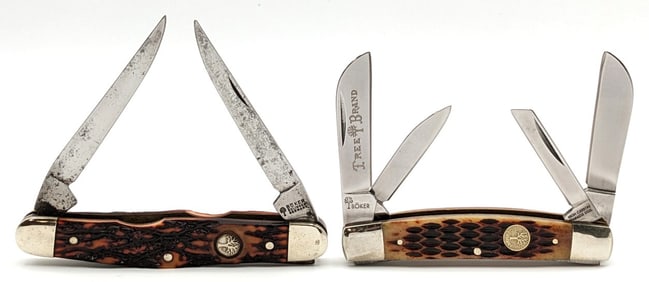 Boker Tree Brand Delrin Muskrat & Jigged Bone Congress Knife