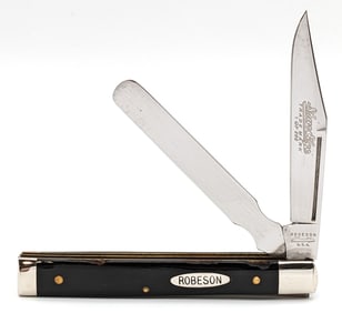 Ltd Robeson Shur-Edge Queen Cut. Co. Buffalo Horn Doctors Knife