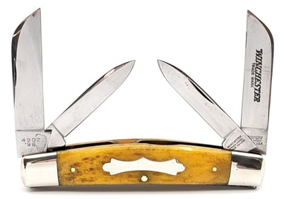 1992 Winchester Yellow Bone Large Congress Knife 4902