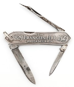 1929 Remington Franklin Fire Insurance Co. Folding Knife