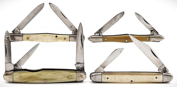 (4) Various Brand Faux Pearl Pen Knives