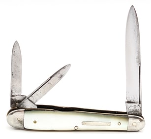 Peters Cutlery Co. Mother of Pearl Uneven Jack Knife