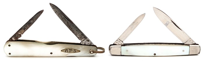 A. Field & Co. & Vamp Mother of Pearl Jack Knives