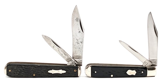 (2) Remington Rough Black Jack Knives