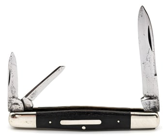 Cattaraugus Cutlery Co. Ebony Wood Swell Center Jack Knife