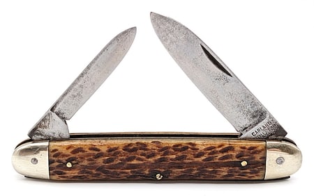 Garland Cutlery Co. Jigged Bone Cigar Knife