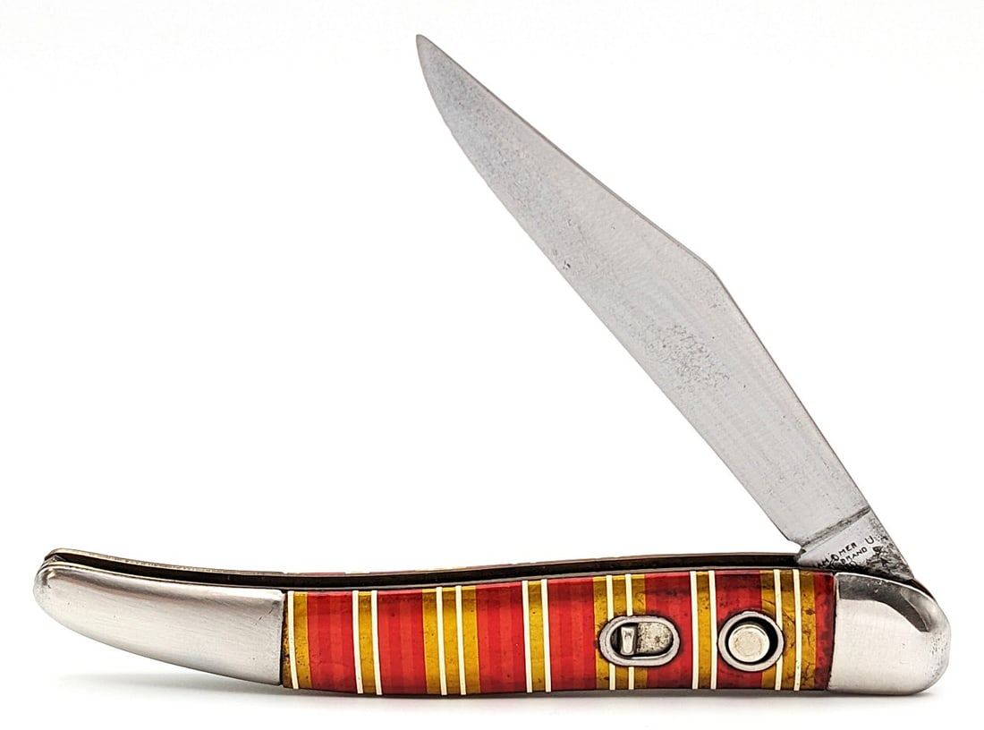 Hammer Brand Candy Stripe Toothpick Switchblade (1 of 4)