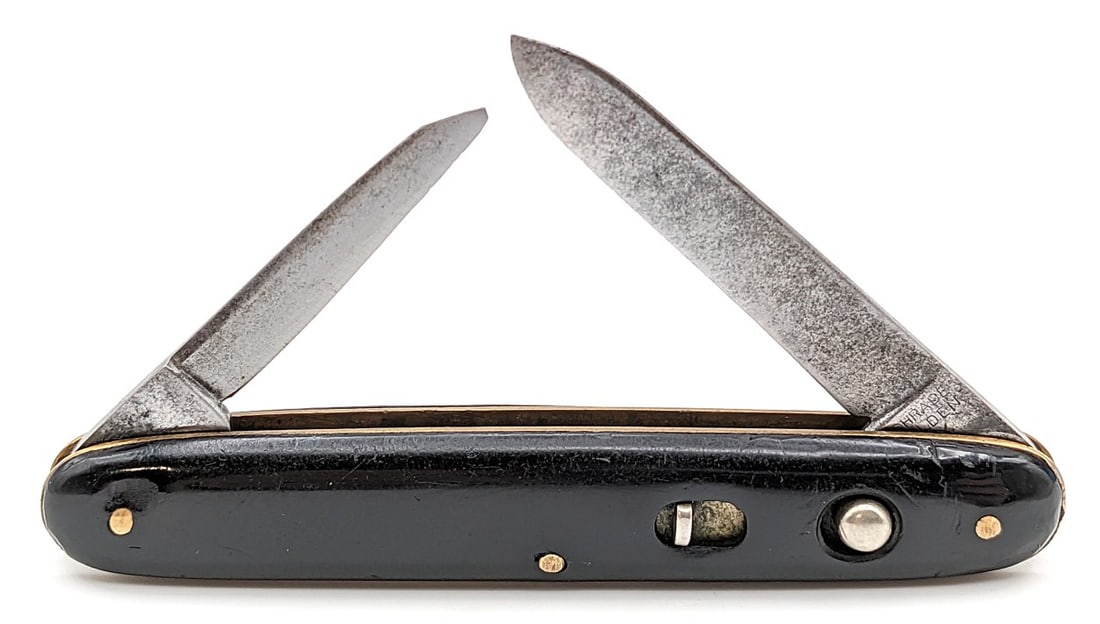 Schrade Walden Synth Black 2-Blade Switchblade Knife (1 of 4)