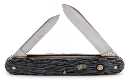 Schrade Walden Jigged Plastic 2-Blade Switchblade Knife