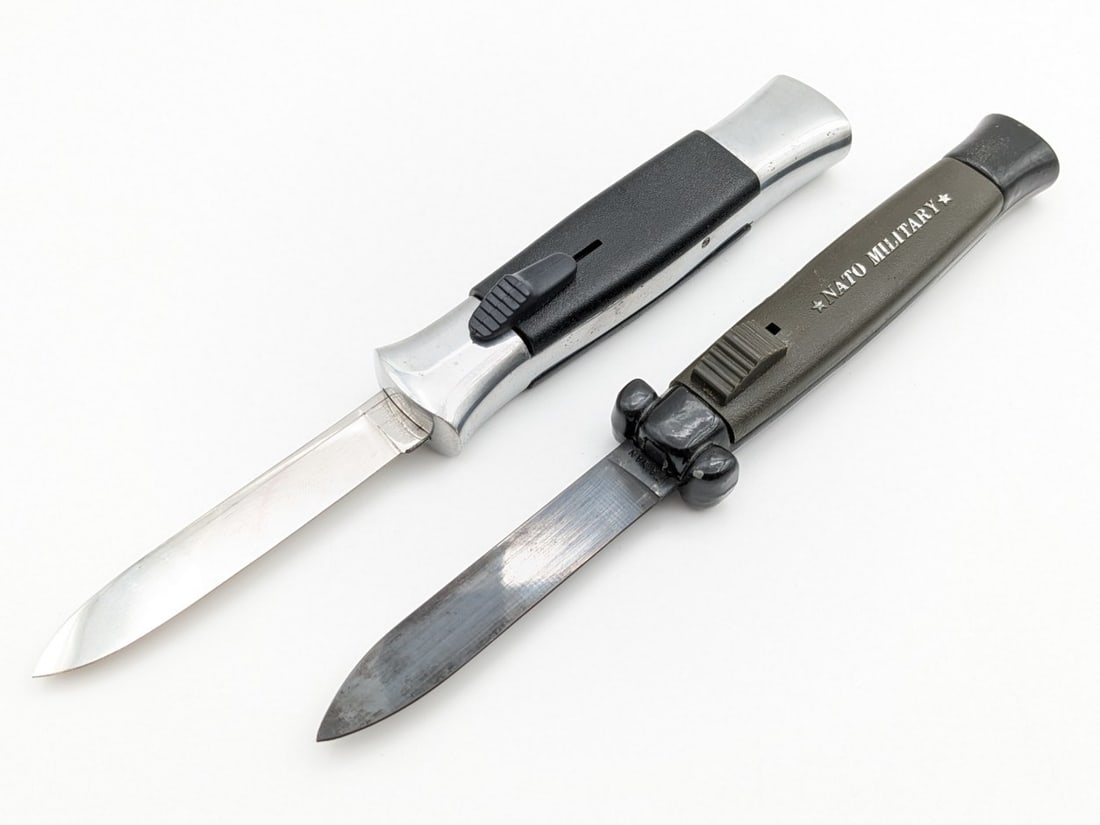 Rostfrei & Nato Military OTF Switchblade Knives (1 of 4)