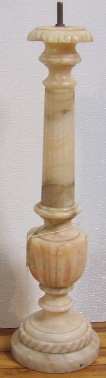 Decorative Alabaster Lamp Base: Decorative Alabaster Lamp Base