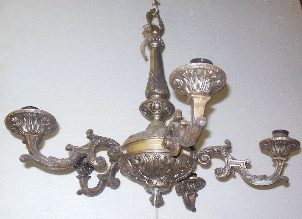 Argentina bronze 5 arm light fixture: Argentina bronze 5 arm light fixture