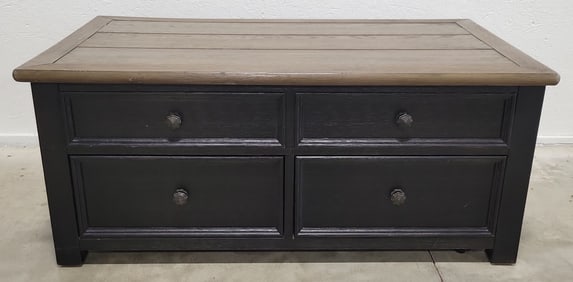 Ashley Furniture Tyler Creek Lift-Top 4-Drawer Coffee Table