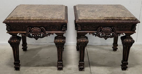 Ashley Furniture Casa Molino Dark Brown Square End Table Set