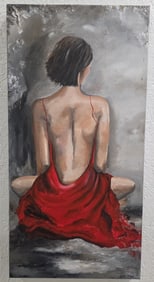 Daniela Milinkovich "An Intimate Thing #5" Acrylic On Canvas