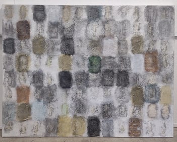 Richard Lange "Goldberg Variations" Acrylic Painting On Canvas