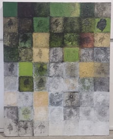 Richard Lange "Every Tree In The Forest" Acrylic Painting On Canvas