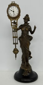 Antique Junghans "Diana" Swinging Mystery Clock
