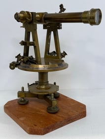 Antique Brass Surveyors Transit
