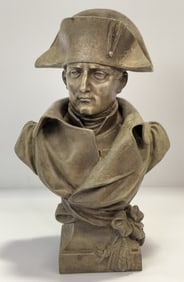 Vintage Bust Of Napoleon Bronze-Tone Lamp Base