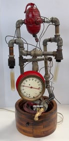 Handcrafted Industrial "Steampunk" Table Lamp