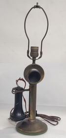 Antique Western Electric Candlestick Telephone Lamp