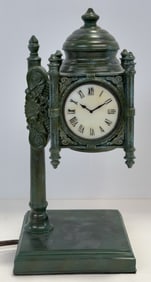 Vintage Quoizel Marshall Fields Clock Accent Lamp