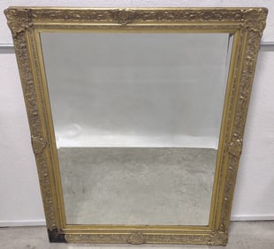 Large Victorian Style Gilt Frame Mirror