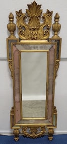 Antique French Louis XVI Style Gilt Wood Mirror