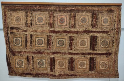 Vintage Handmade Kantha Quilt From India