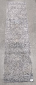 Martha Stewart Cream/Grey 8' Runner