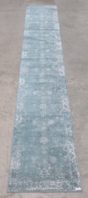 Unique Loom Sofia Collection Vintage Turquiose/White 19' 8" Runner