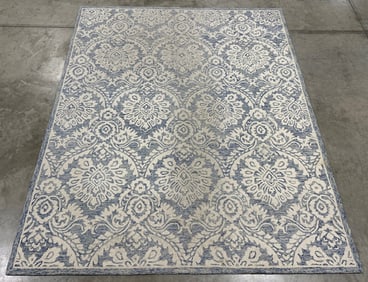 Safavieh Blossom Blue/Ivory Wool 8' x 10' Area Rug