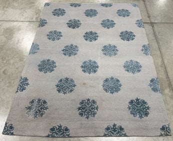 Safavieh Wool Grey/Teal 8' x 10' 9" Area Rug