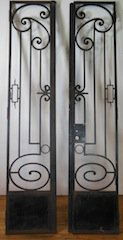 Pair of wrought iron doors/gates from Argentina: Pair of wrought iron doors/gates from Argentina