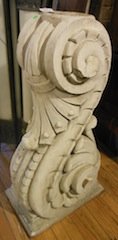 American decorative terra cotta chimney pot: American decorative terra cotta chimney pot
