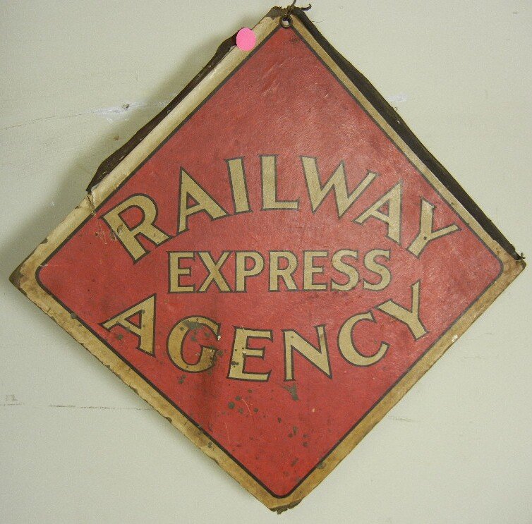 Railway Express Agency Sign: Railway Express Agency Sign