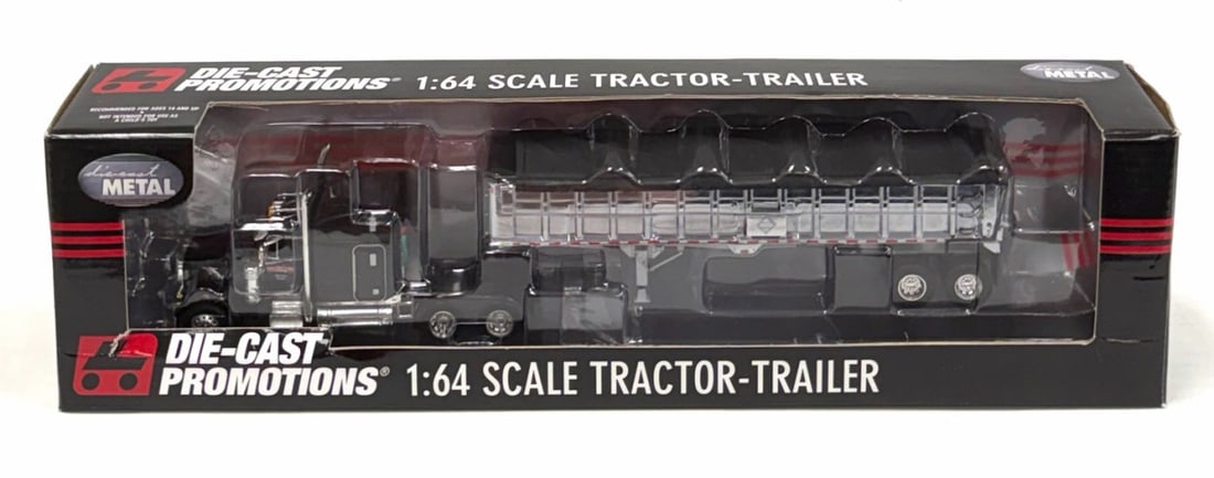 DCP 1:64 Knepp Sand & Stone New Paris, IN Peterbilt Tractor & Tarped Trailer 73/252: DCP 1:64 Knepp Sand & Stone New Paris, IN Peterbilt Tractor & Tarped Trailer, 73 of 252 Item No, 31480, Stock No. 1137.? Truck and Box are both in good condition.