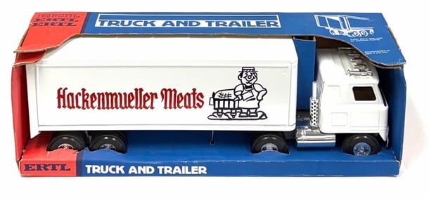 ERTL Hackenmueller Meats Pressed Steel 18-Wheeler in Box