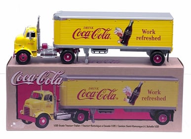 ERTL 1:25 Die-Cast 1954 GMC Coca-Cola Tractor Trailer in Box, #H852
