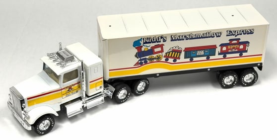 NYLINT Kidd's Marshmallow Express Ligonier,IN Pressed Steel 18-Wheeler
