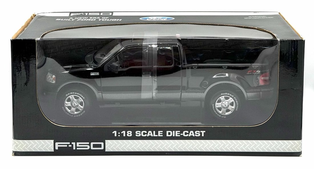 1:18 Beanstalk Group Black 2004 Ford F-150 FX4 Off Road Pickup Truck in Box (1 of 8)