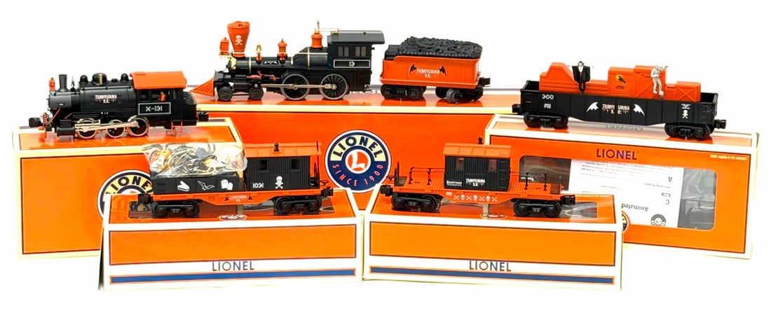 5pc LIONEL Halloween Transylvania Railroad Train Set O-Gauge in Boxes (1 of 11)