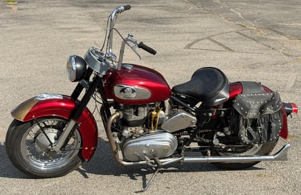 Customized 1966 Indian Royal Enfield Motorcycle