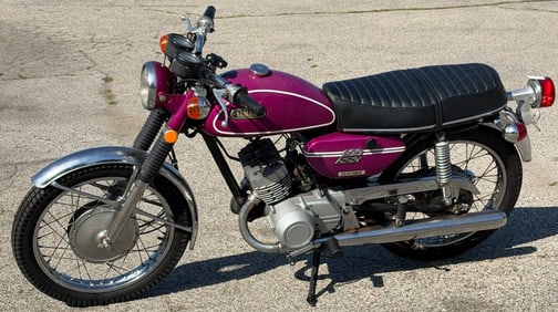 1971 Yamaha CS3 Popsicle Purple Motorcycle
