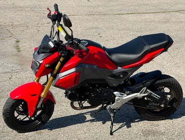 2018 Red Honda GROM Motorbike