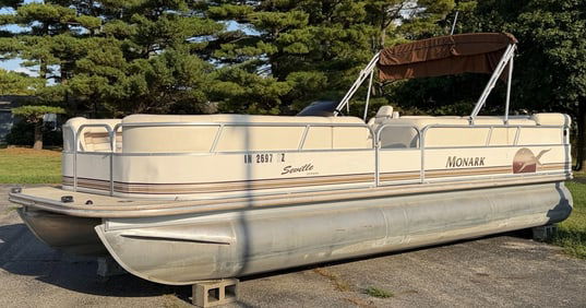 2000 24ft Monark Seaville 240  Pontoon , No Trailer