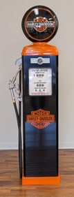 Contemporary Erie Harley-Davidson Gasoline Gas Pump