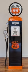 Contemporary Erie Phillips 66 Gasoline Gas Pump