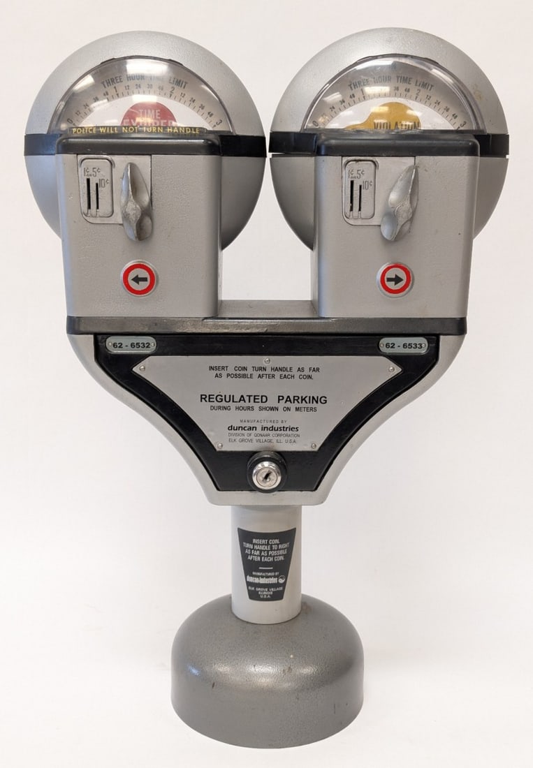 Original Duncan Industries Dual Parking Meter (1 of 7)